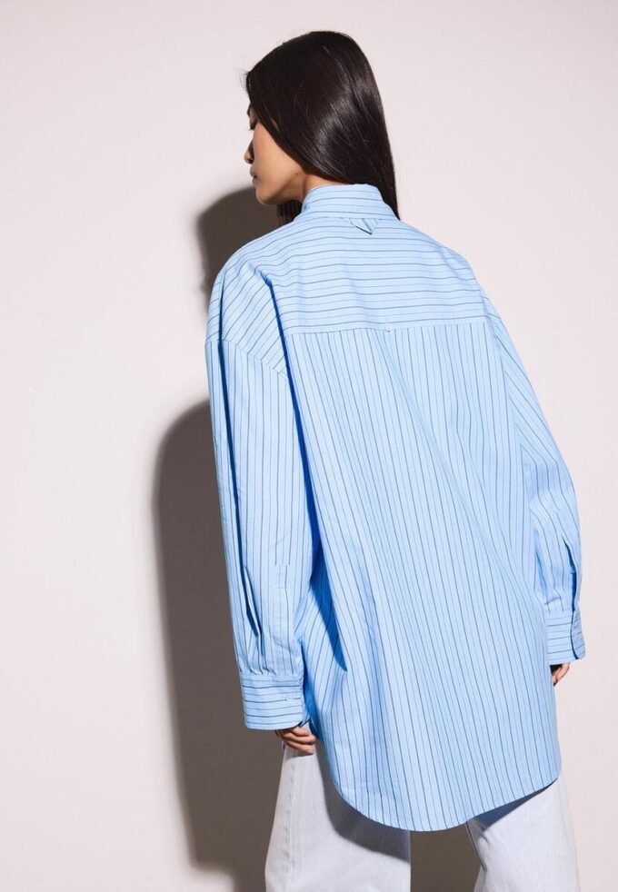 Chemise oversize à rayures