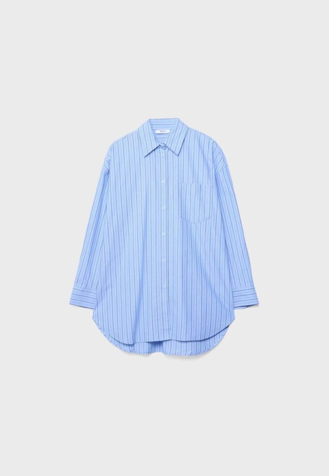 Chemise oversize à rayures