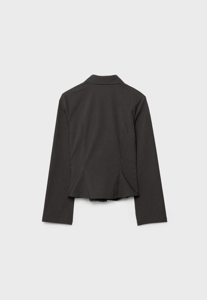 Chemise unie froncée