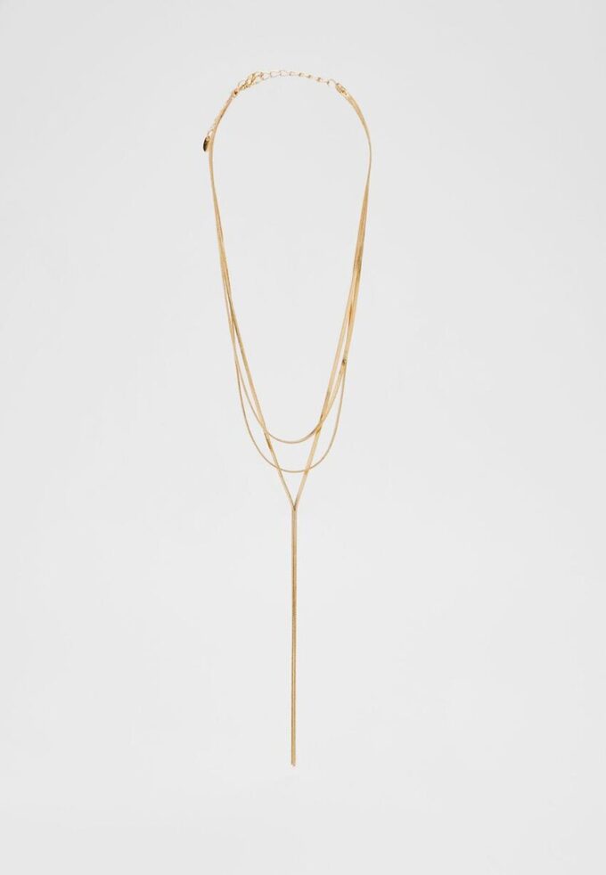 Collier long à chaînes multiples