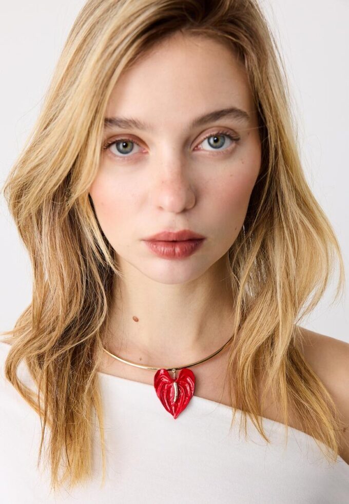 Collier ras-du-cou Cham Flower