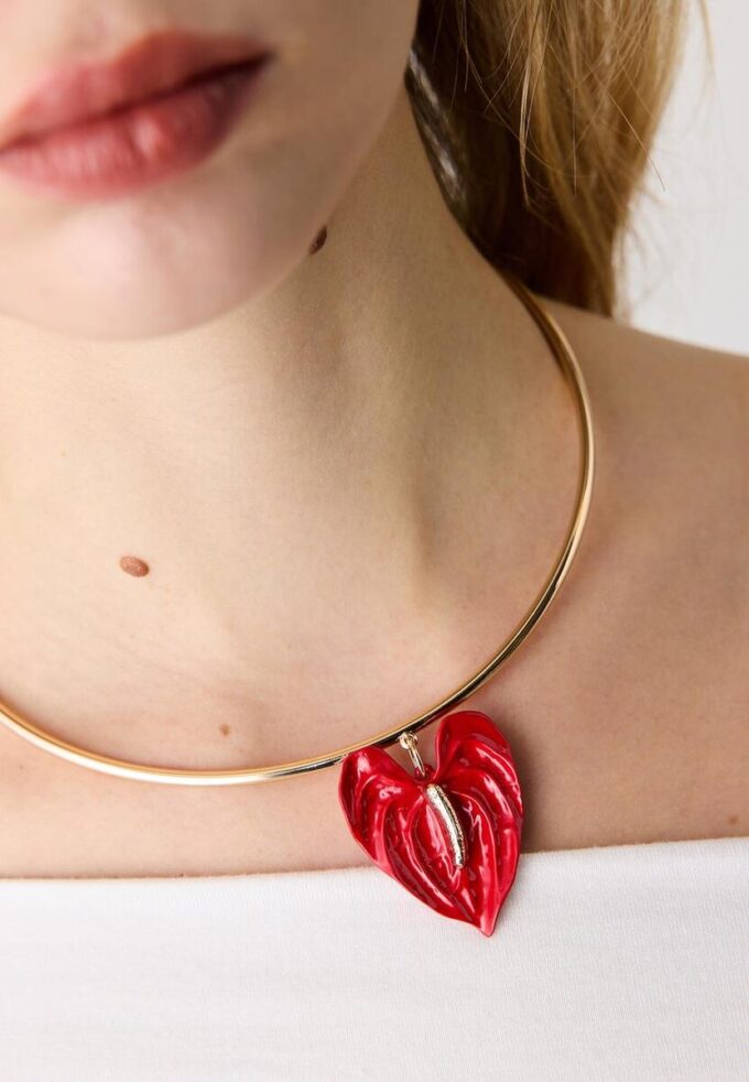 Collier ras-du-cou Cham Flower