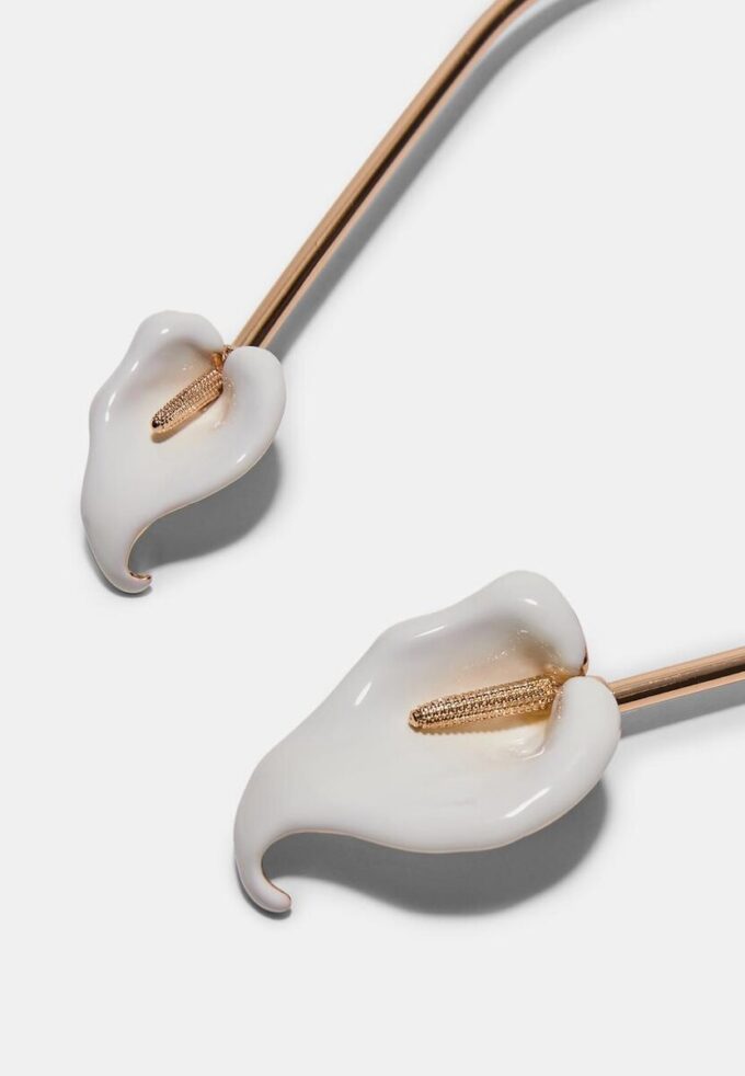 Collier ras-du-cou Fleur de Calla