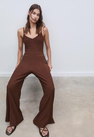 Combinaison fluide à bretelles