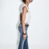 D04 Jean Flared taille basse