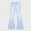 D04 Jean Flared taille basse