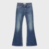 D04 Jean Flared taille basse
