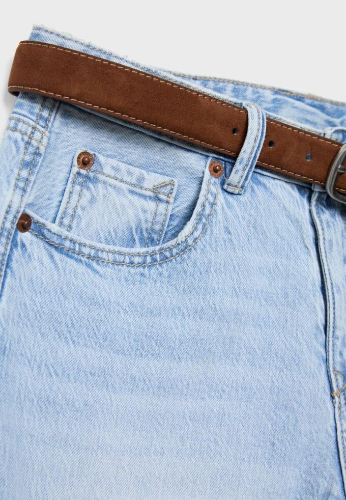 D68 Jean bootcut avec ceinture D68 Jean bootcut avec ceinture