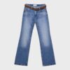 D68 Jean bootcut avec ceinture D68 Jean bootcut avec ceinture