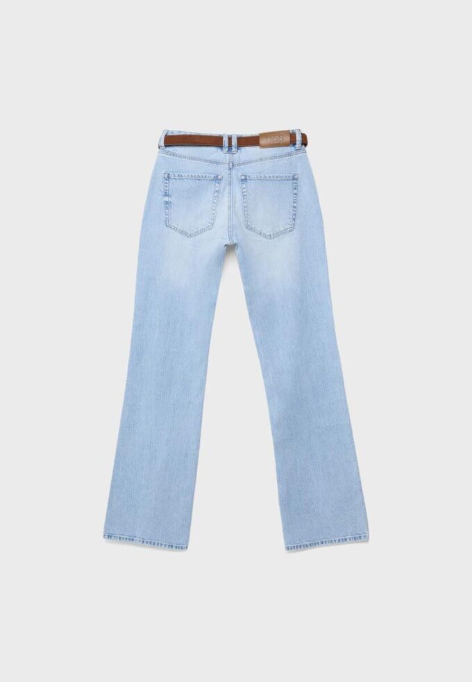 D68 Jean bootcut avec ceinture D68 Jean bootcut avec ceinture