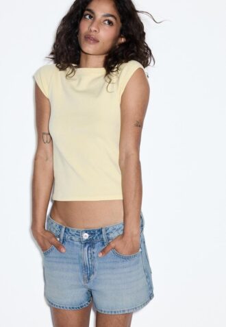 D79 Shorts de taille basse