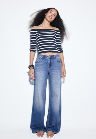 D91 Jean taille basse Wide Leg