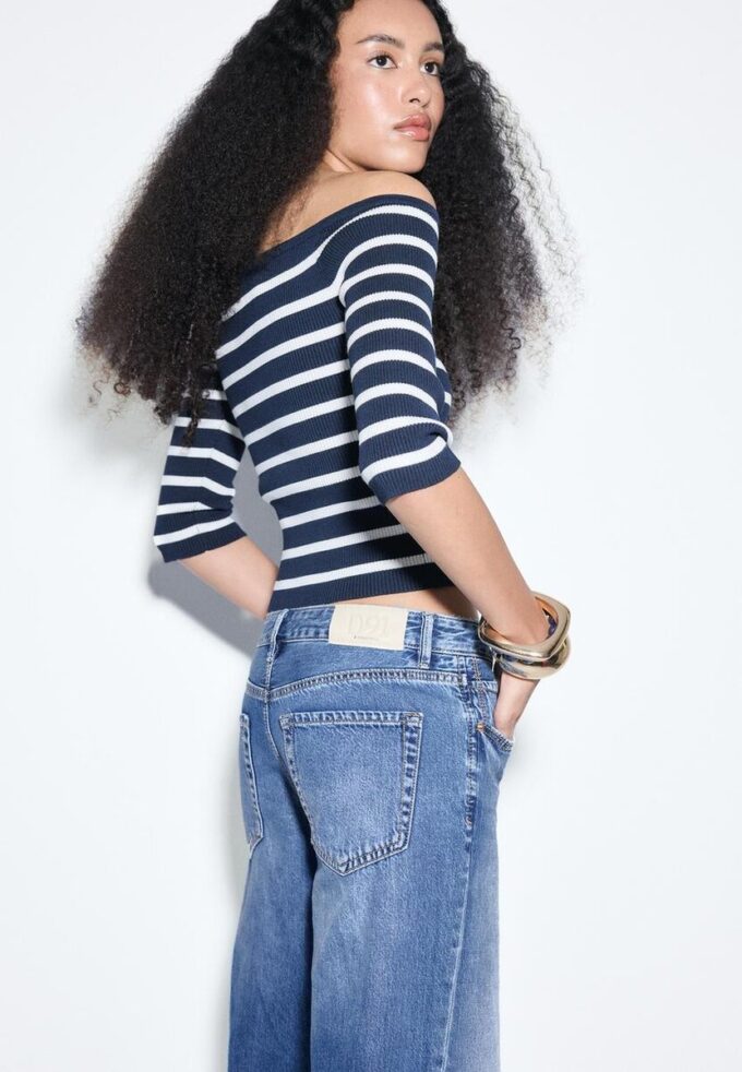 D91 Jean taille basse Wide Leg