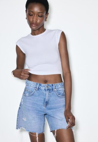 D93 Short en denim long