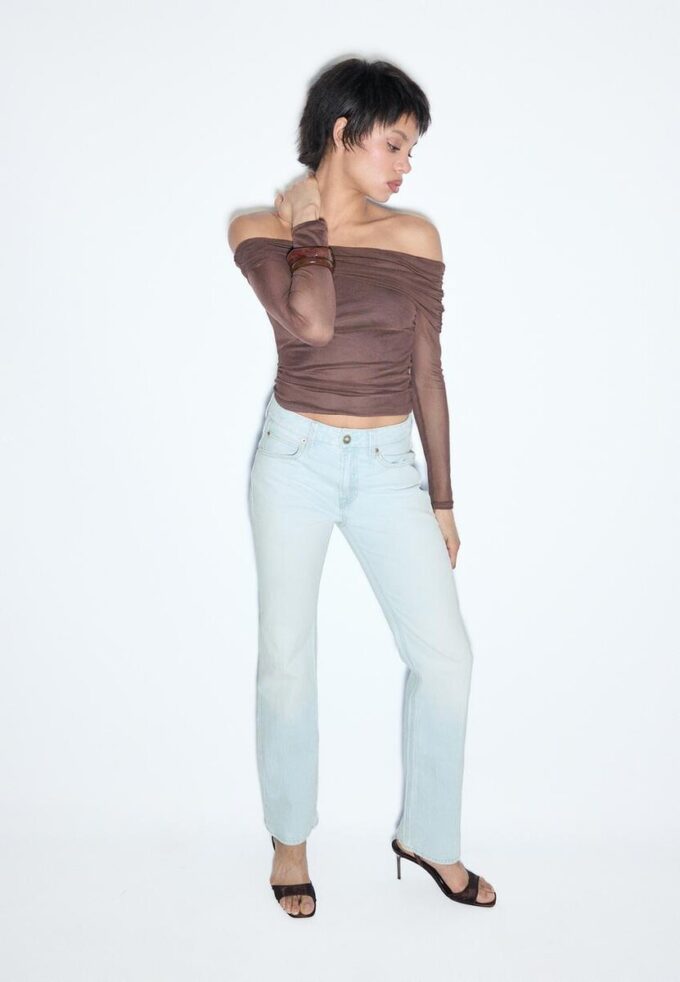 D98 Jean à coupe droite