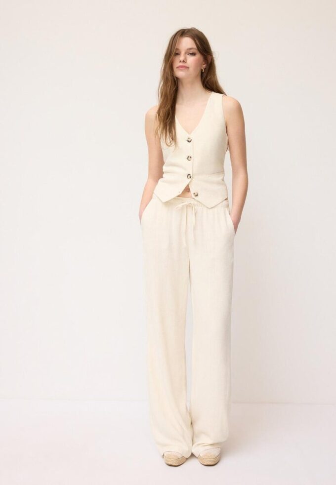 Gilet effet lin Gilet effet lin