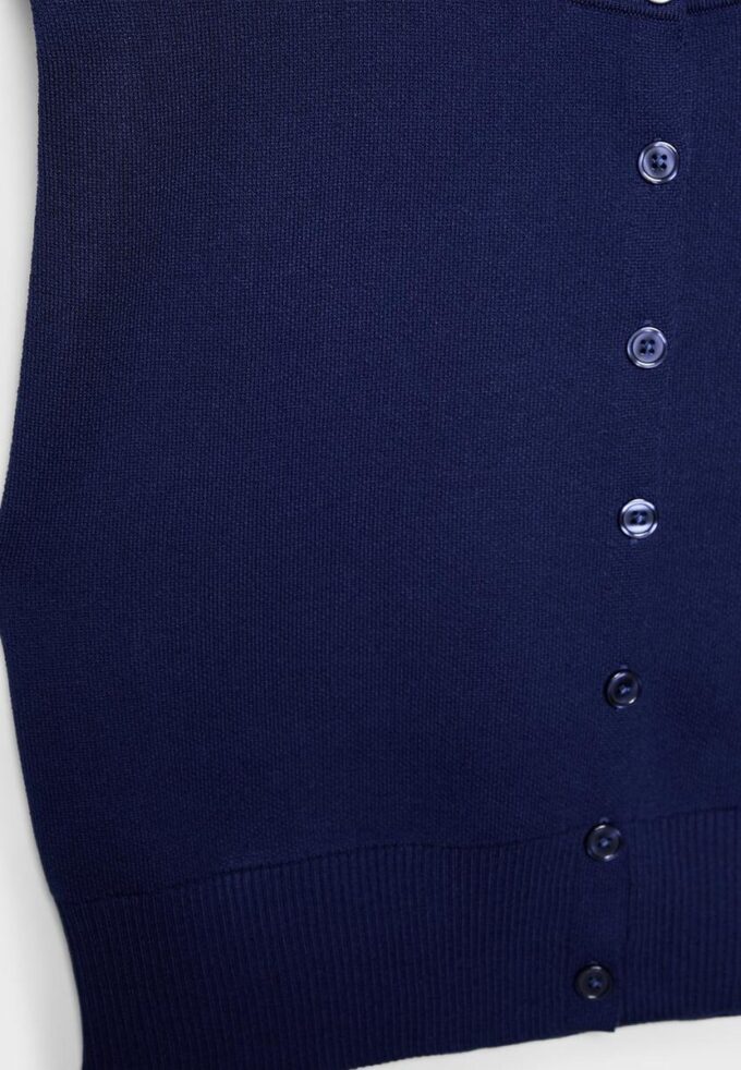 Gilet en maille à épaules rembourrées Gilet en maille à épaules rembourrées