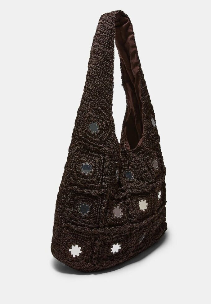 Grand sac à bandoulière à miroirs Grand sac à bandoulière à miroirs