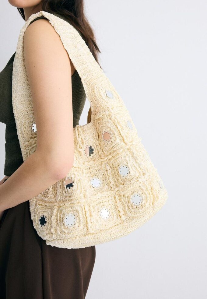 Grand sac à bandoulière à miroirs Grand sac à bandoulière à miroirs