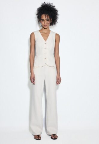 Haut ajusté en denim Haut ajusté en denim