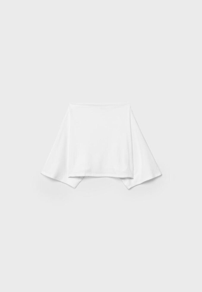 Haut cape à col bateau