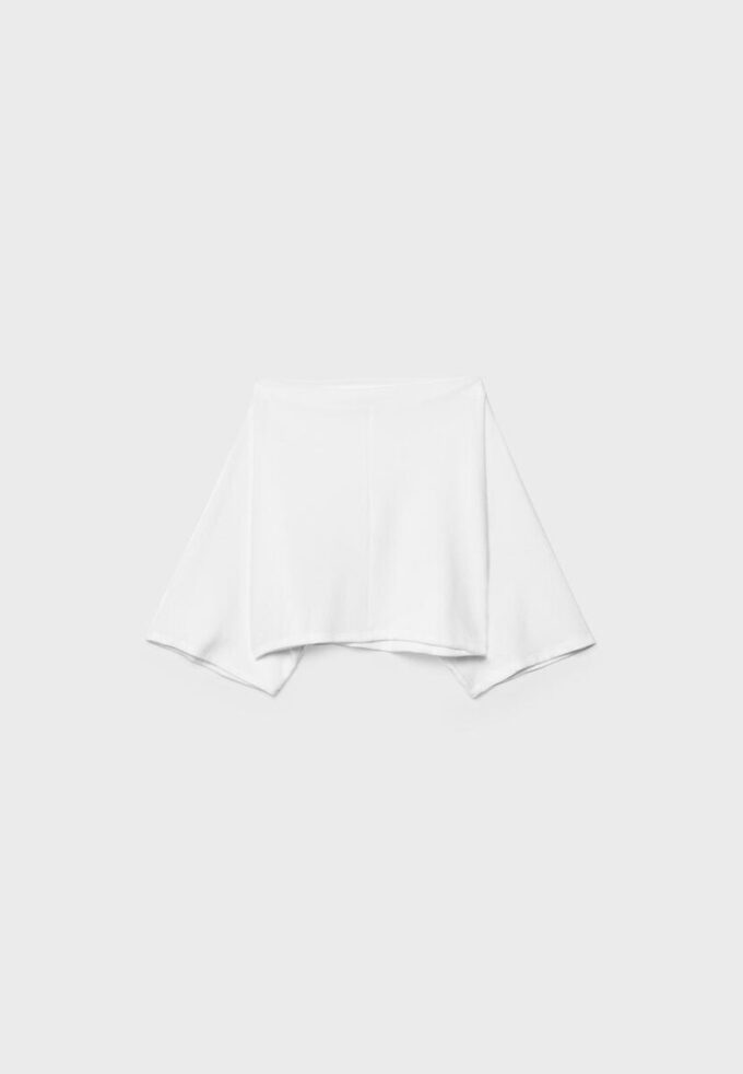 Haut cape à col bateau