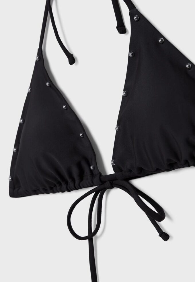 Haut de bikini triangle à clous Haut de bikini triangle à clous