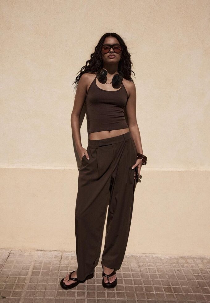 Haut dos en maille Haut dos en maille