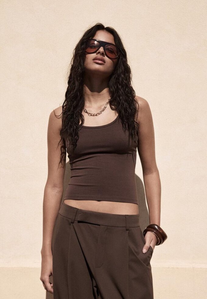 Haut dos en maille Haut dos en maille