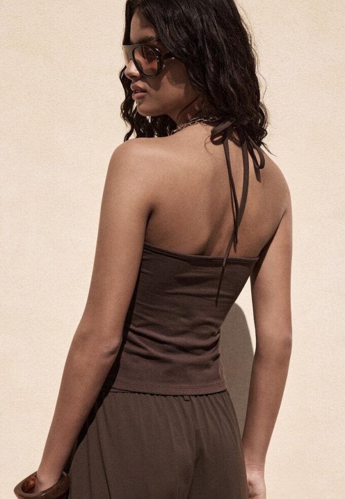 Haut dos en maille Haut dos en maille