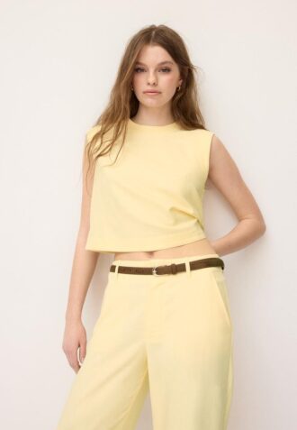 Haut dos nageur effet lin Haut dos nageur effet lin