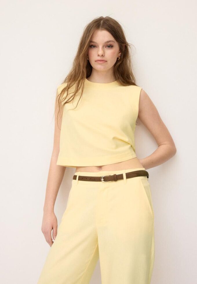 Haut dos nageur effet lin