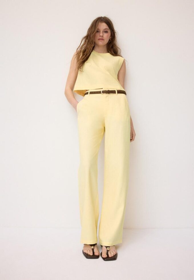 Haut dos nageur effet lin