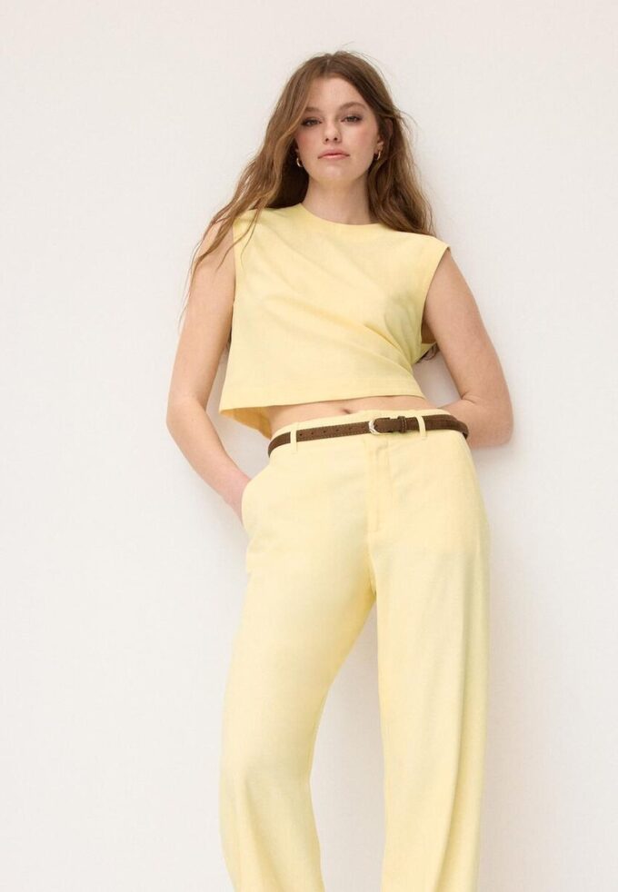 Haut dos nageur effet lin