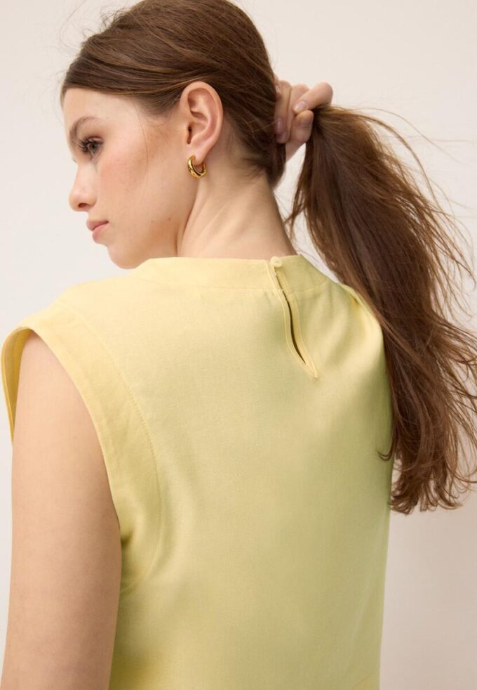 Haut dos nageur effet lin