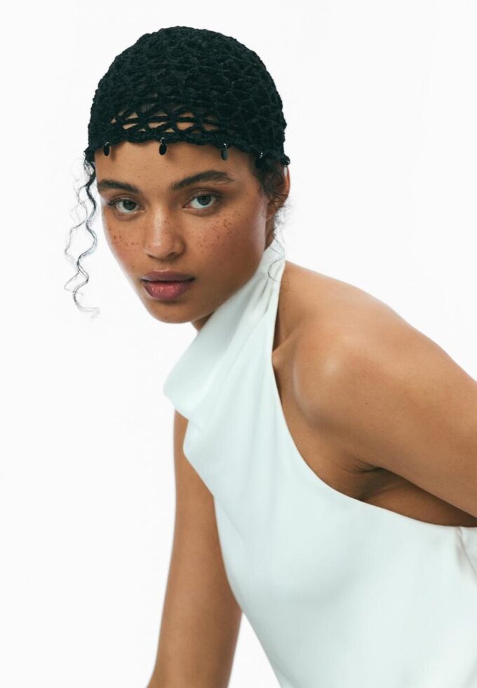 Haut dos nu effet satin Haut dos nu effet satin