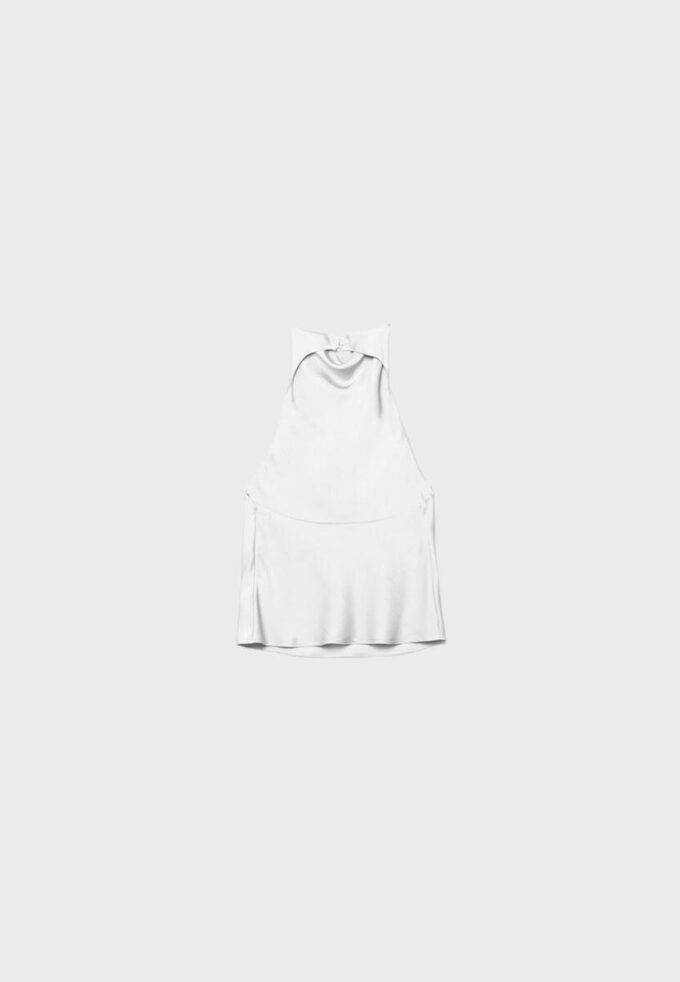 Haut dos nu effet satin Haut dos nu effet satin