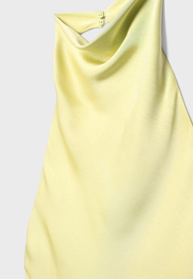 Haut dos nu effet satin