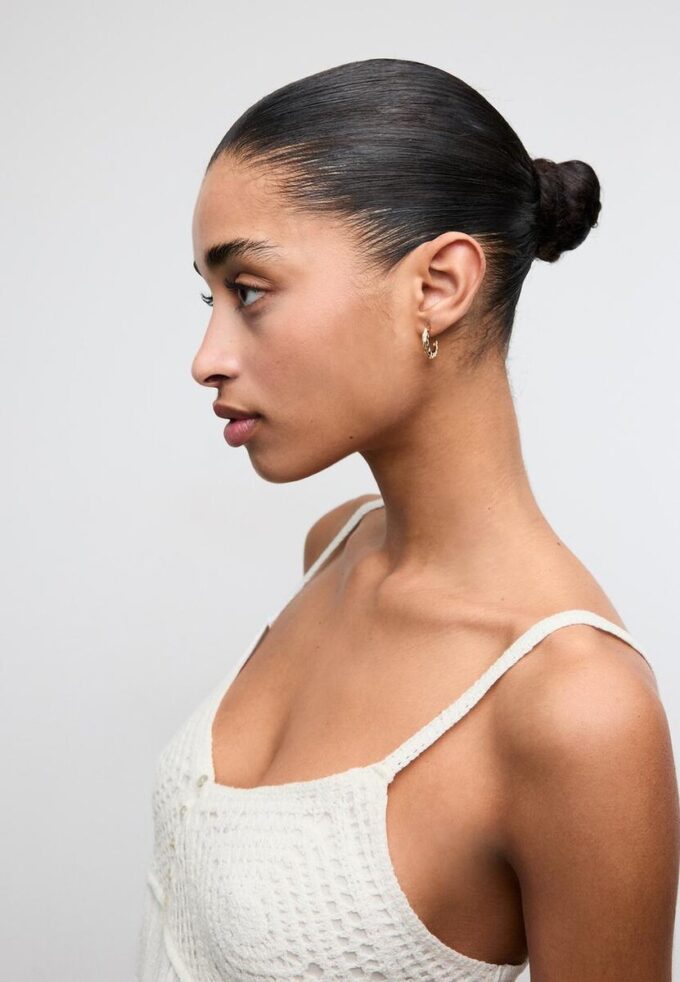 Haut en crochet à volants