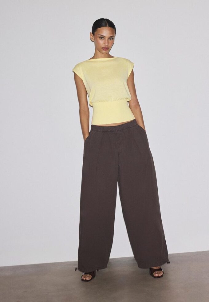 Haut en maille avec ceinture Haut en maille avec ceinture