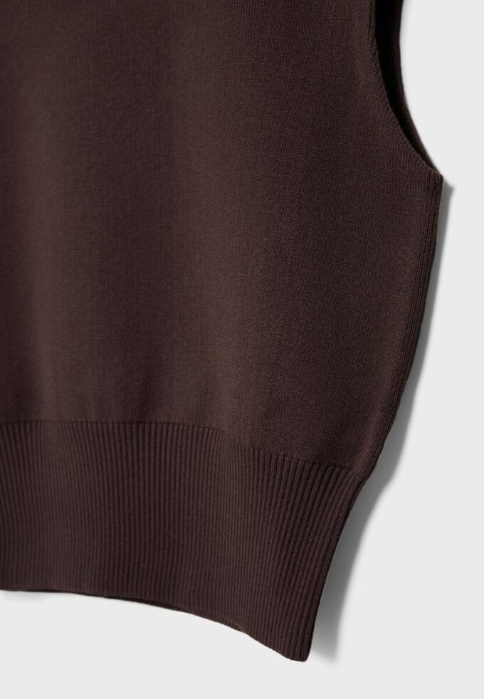 Haut en maille à col rond