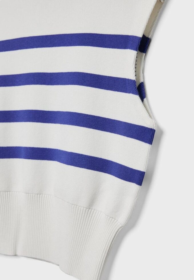 Haut en maille à col rond