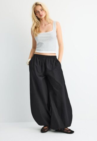 Haut à encolure carrée effet deux pièces