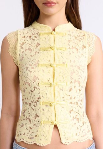 Haut Qipao en dentelle