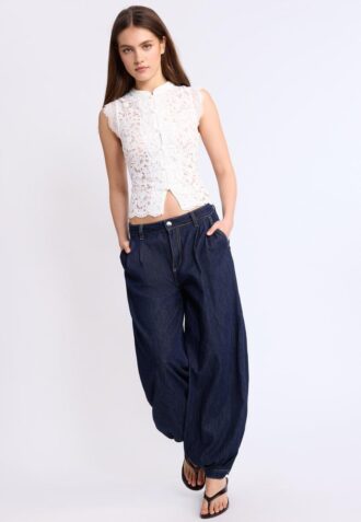 Haut Qipao en dentelle