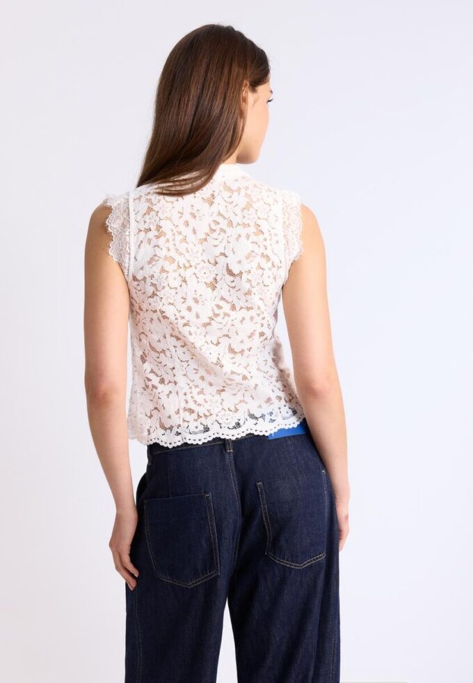 Haut Qipao en dentelle