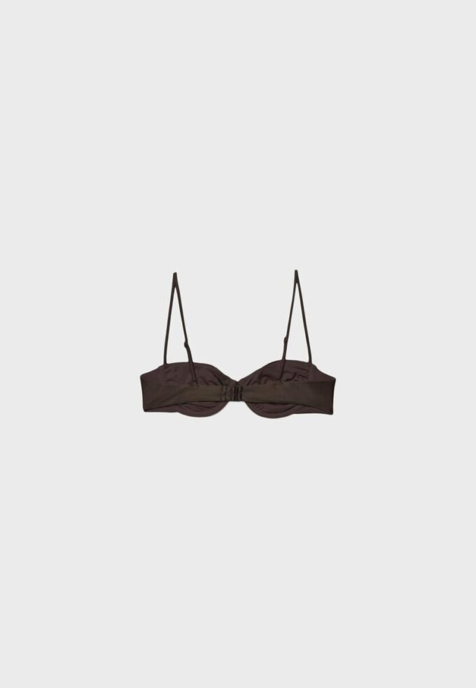 Hauts de bikini balconnet en satin Hauts de bikini balconnet en satin