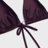 Hauts de bikini triangle en satin Hauts de bikini triangle en satin