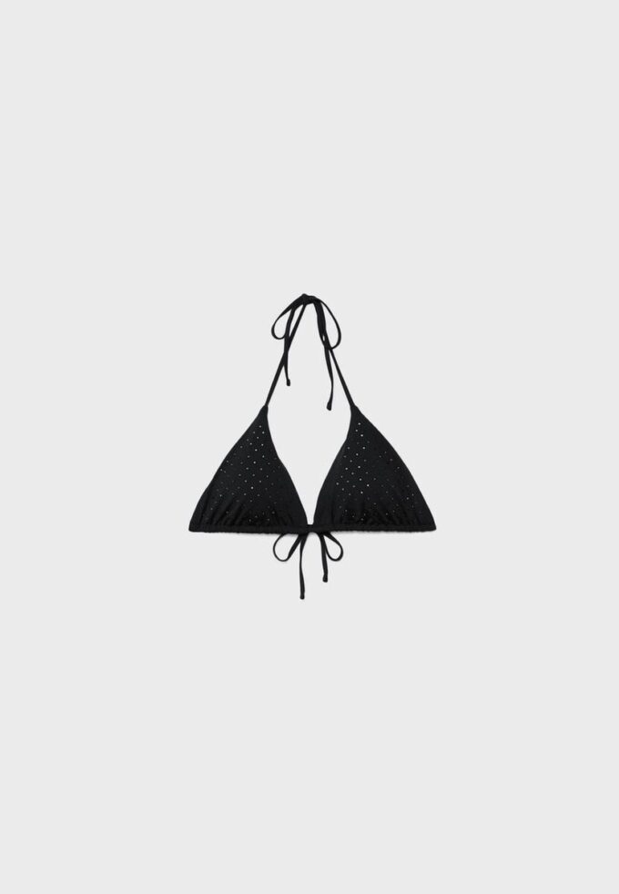 Hauts de bikini triangle scintillants Hauts de bikini triangle scintillants