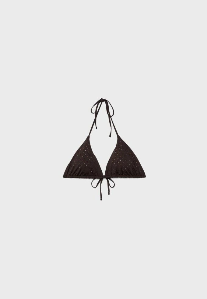 Hauts de bikini triangle scintillants Hauts de bikini triangle scintillants